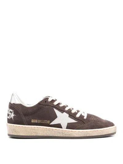 Golden Goose Ball Star Sneakers In Antracite/silver
