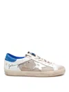Golden Goose Suede And Fabric Sneakers In Brown