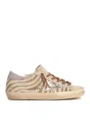 Golden Goose Super-star Sneakers In Zebra Pony Hair