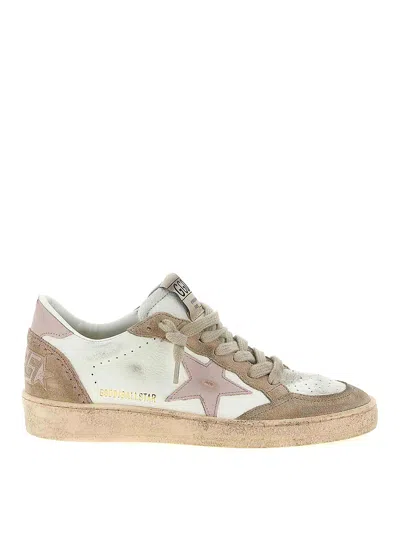 Golden Goose Ballstar Nappa Upper Suede Sneakers In Multi