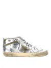Golden Goose Laminated High-top Sneakers Perforated Toe