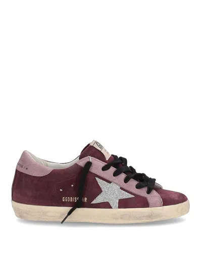 Golden Goose Suede Sneakers In Light Purple