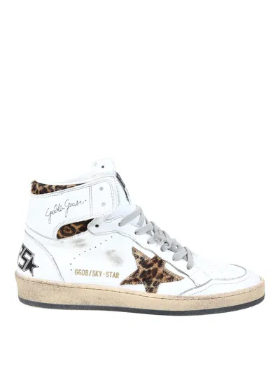 Golden Goose Sky Star Sneakers In White