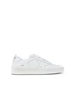 Golden Goose White Front Lace-up Sneakers In White