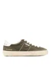 Golden Goose Soul Star Suede Low-top Sneakers In Dark Green