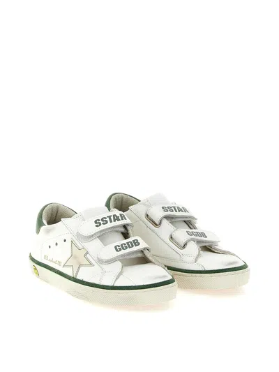 Golden Goose Kids' Zapatillas - Verde In White