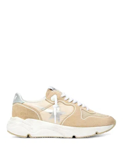 Golden Goose Sneakers Runner Sole Beige In Multi
