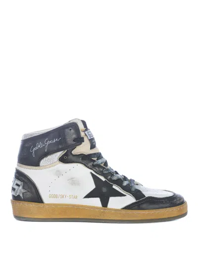 Golden Goose Snaeakers   In Leather In Black