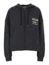 Golden Goose Deluxe Brand Dark Grey Cotton Oversize Ottaviano Sweatshirt In Gray