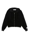 Golden Goose Women Cotton Cropped Hoodie In Black