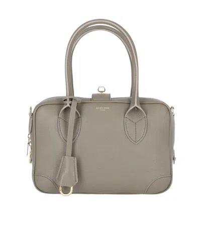 Golden Goose Zipped Leather Tote Bag In Nude