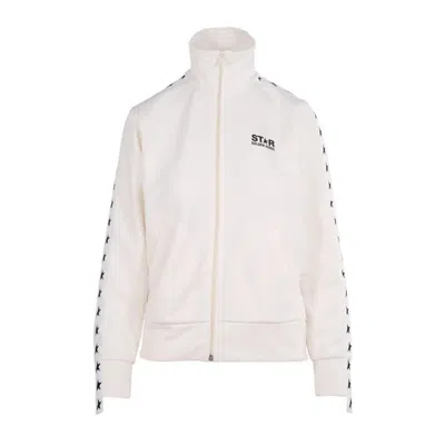 Golden Goose Zipped Track Jacket With Star-patterned Accents