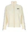 Golden Goose Zipped Track Sweatshirt White/black