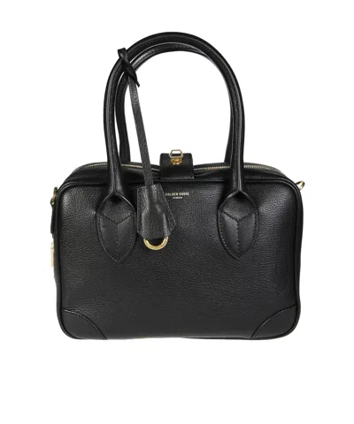 Golden Goose Vita Leather Tote Bag In Black