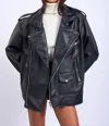 Golden Haven Moto Jacket In Black In Black