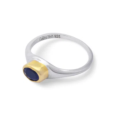 Golden Horn Jewellery Women's Blue September Sapphire Birthstone Ring