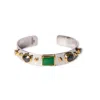 Golden Horn Jewellery Women's Green Helen Jade Gemstone Bracelet