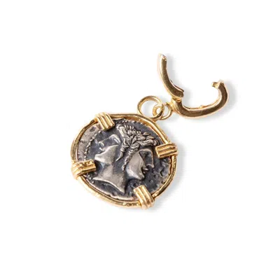 Golden Horn Jewellery Women's Janus Silver Coin Clip-on Pendant