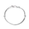 Golden Horn Jewellery Women's Ouroboros Snake Silver Bracelet