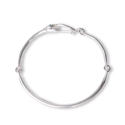 Golden Horn Jewellery Women's Ouroboros Snake Silver Bracelet