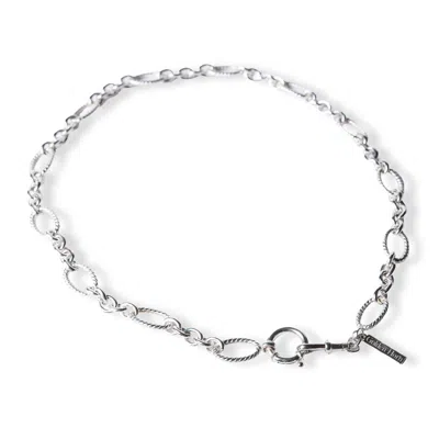 Golden Horn Jewellery Women's Pure Chunky Chain Silver Necklace
