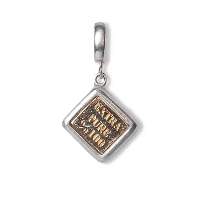 Golden Horn Jewellery Women's Pure Soap Charm Clip-on Silver Pendant