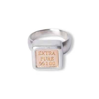Golden Horn Jewellery Women's Pure Soap Silver Ring