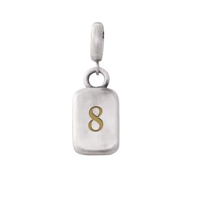 Golden Horn Jewellery Women's Silver Number Eight Numerology Pendant