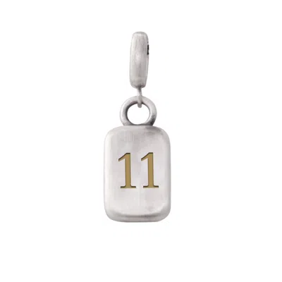 Golden Horn Jewellery Women's Silver Number Eleven Numerology Pendant
