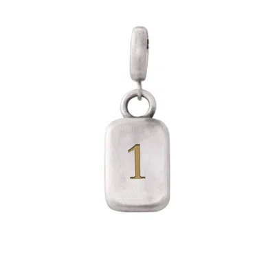 Golden Horn Jewellery Women's Silver Number One Numerology Pendant