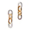 Golden Horn Jewellery Women's Silver Sister & Brother Drop Earrings