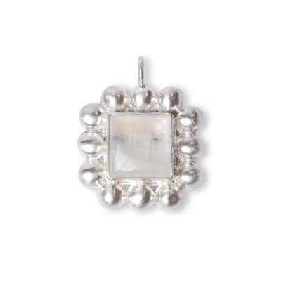Golden Horn Jewellery Women's Soap And Bubble Moonstone Silver Pendant