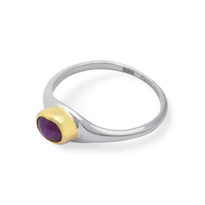 Golden Horn Jewellery Women's Yellow July Ruby Birthstone Ring