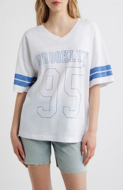 Golden Hour Brooklyn Graphic Cotton Jersey In White