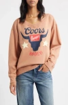 Golden Hour Coors® Rodeo Appliqué Graphic Sweatshirt In Gold