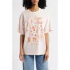 Golden Hour Corner Pocket Graphic T-shirt In Rose Quartz