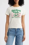 Golden Hour Cycling Club Graphic T-shirt In Marshmallow