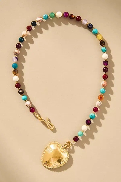Golden Hour Designs Colorful Pearl Charm Bracelet
