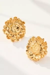 Golden Hour Designs Flower Post Earrings In Gold