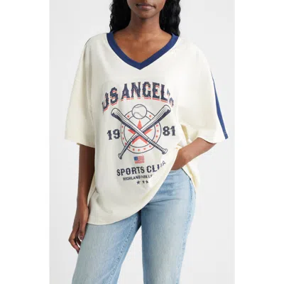 Golden Hour La Sports Club 81 Graphic T-shirt In White