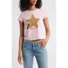 Golden Hour Paul Frank™ Leopard Star Cotton Graphic T-shirt