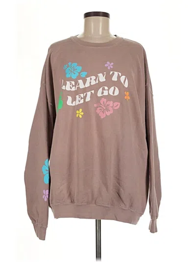 Pre-owned Golden Hour Sweatshirt In Brown