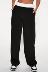 GOLDEN LAUREL CANYON FOLD OVER TROUSER IN BLACK/WHITE