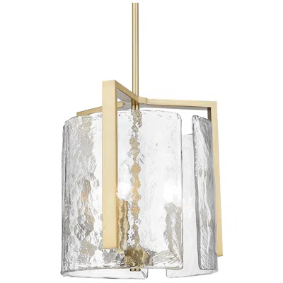 Golden Lighting Aenon 13" Wide Brushed Champagne Bronze 3-light Pendant