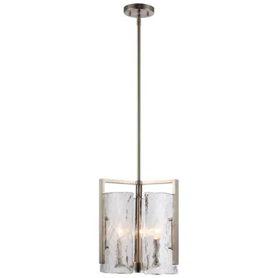 Golden Lighting Aenon 13" Wide Pewter 3-light Pendant