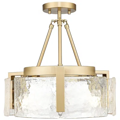 Golden Lighting Aenon 16 1/2" Wide Champagne Bronze 3-light Ceiling Light