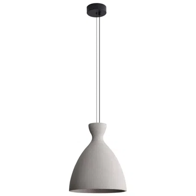 Golden Lighting Aethera 14" Led Pendant In Grey Cement