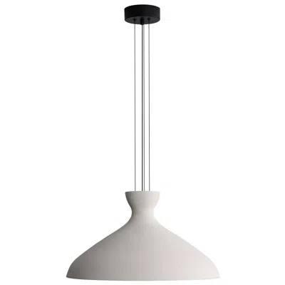 Golden Lighting Aethera 22" Led Pendant In White Sandstone Cement