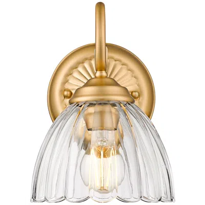 Golden Lighting Audra 9 3/4" High Brushed Champagne Bronze Wall Sconce