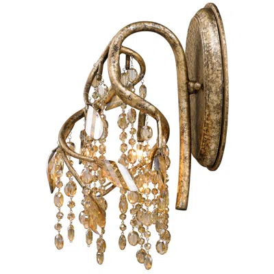 Golden Lighting Autumn Twilight 14" High Mystic Gold 3-light Wall Sconce